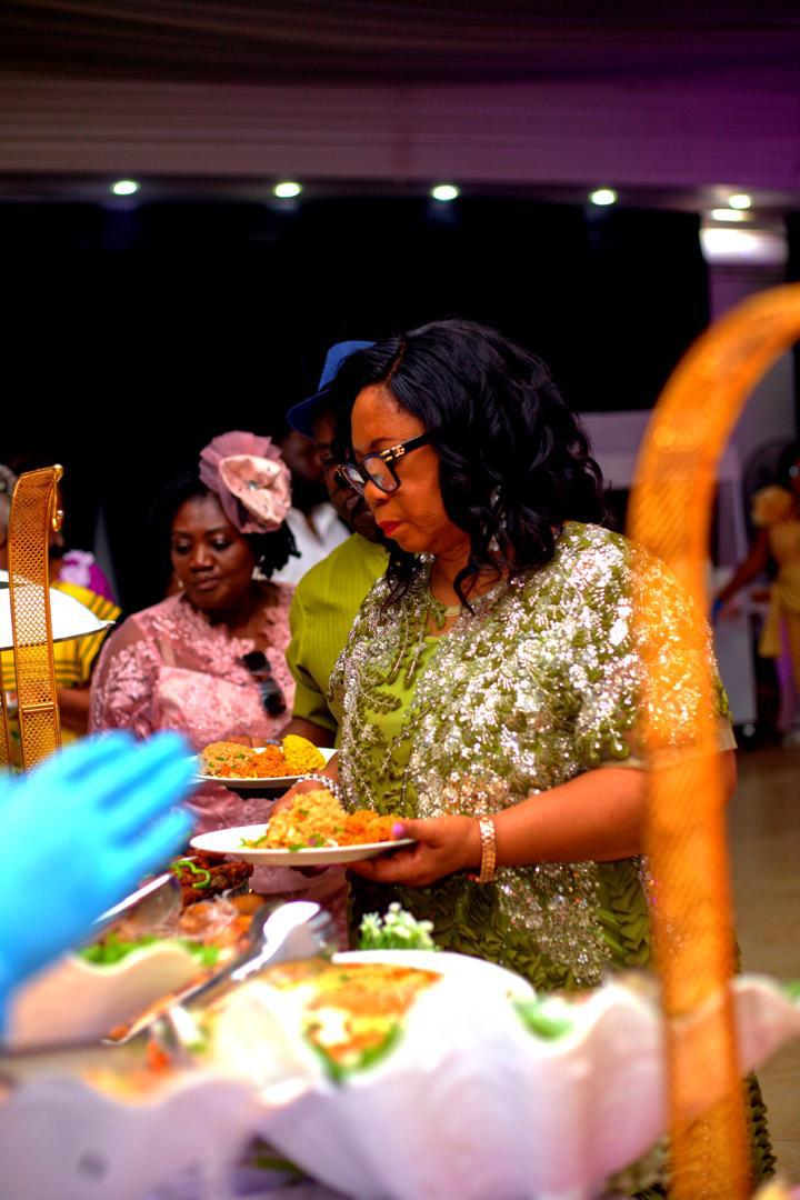 Buffet service during the event