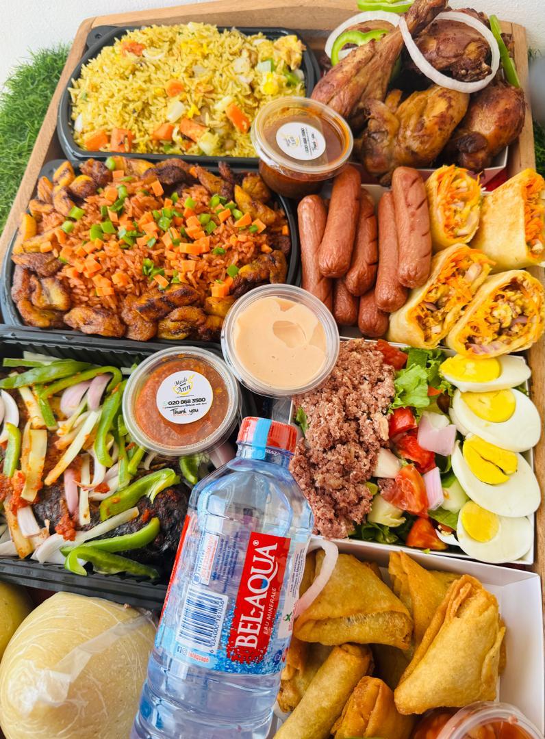 Mixed catering platter